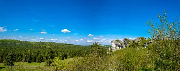 Landschaft Krakauer Czestochowa Gebirge Mirow — Stockfoto