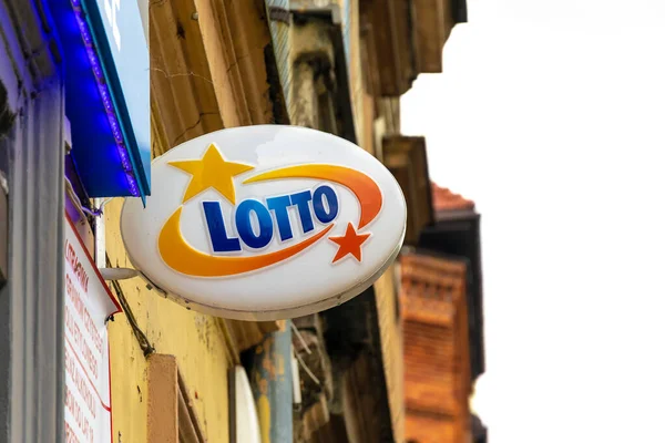 stock image Poland, Krakow - 17.06. 2022- Logo of the Polish Lotto in Krakow