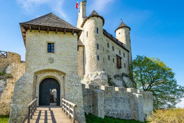 Bobolice 'de eski bir kale inşa edildi.