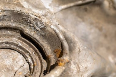 Eski buruşmuş alüminyum çarşaf. doku veya arkaplan