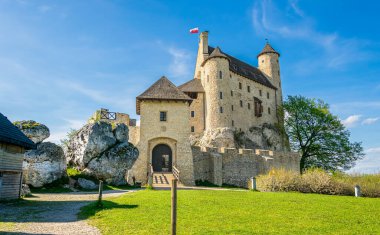 Bobolice 'de eski bir kale inşa edildi.