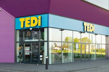 Bedzin, Polonya - 14.05. 2023 - Bedzin 'de Tedi mağazası