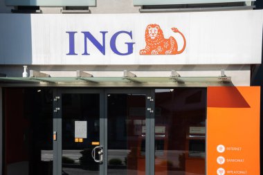 Bedzin, Polonya - 14.05. 2023 - Bedzin 'deki Ing Bank Slaski