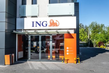 Bedzin, Polonya - 14.05. 2023 - Bedzin 'deki Ing Bank Slaski