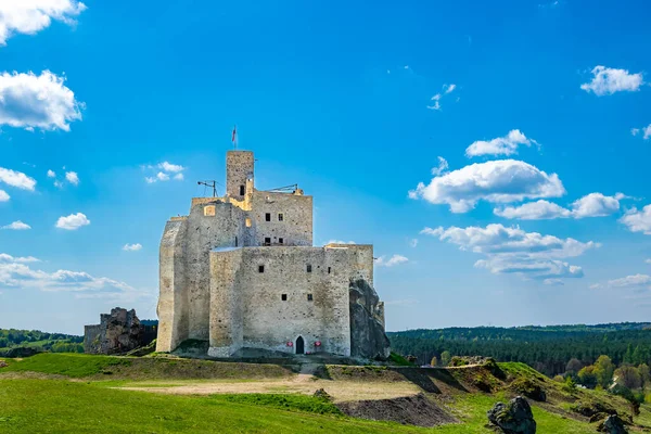 stock image old ruins of the castle in Mirow