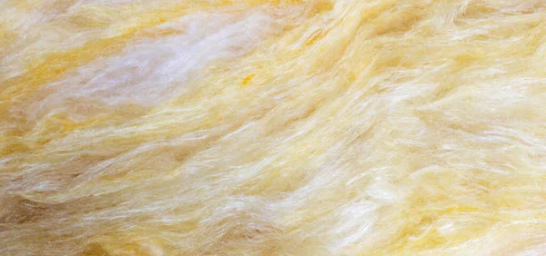 stock image yellow mineral wool with a visible texture