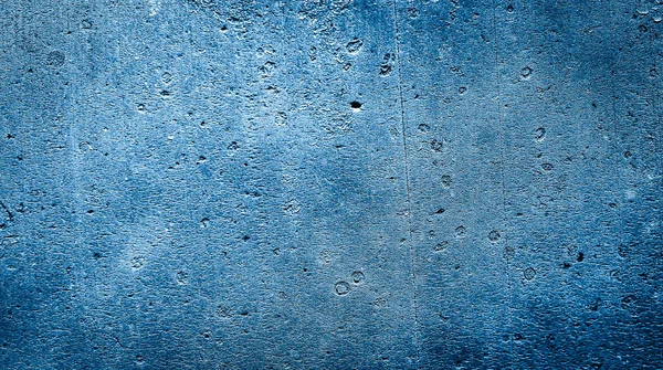Wall Painted Blue Paint Interesting Texture — Stock Photo, Image