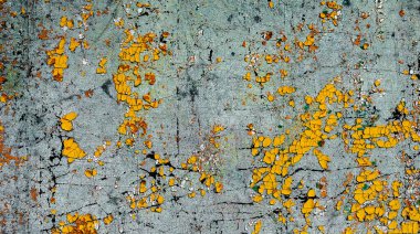 old wall painted with colored paint. background