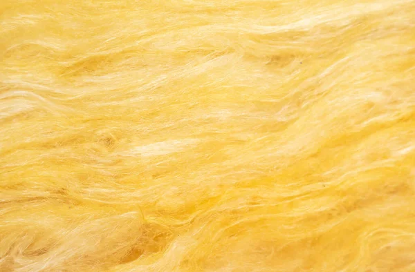 目に見える質感の黄色のミネラルウール — ストック写真