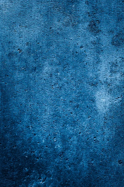 Parede Pintada Com Tinta Azul Com Uma Textura Interessante — Fotografia de Stock
