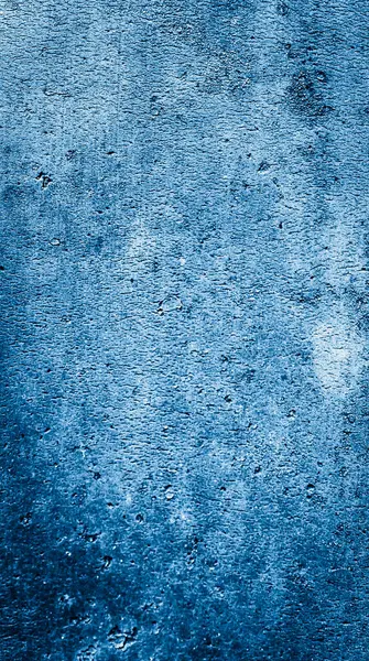 Parede Pintada Com Tinta Azul Com Uma Textura Interessante — Fotografia de Stock