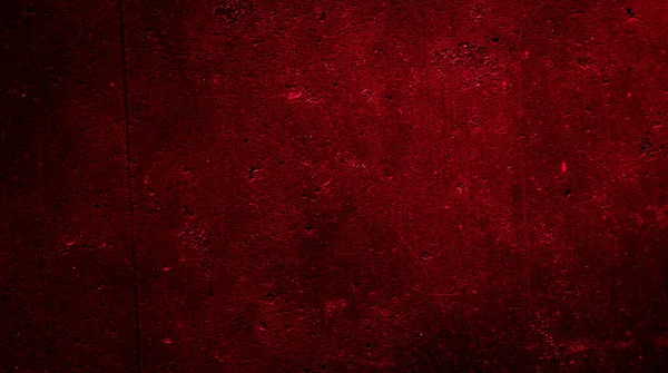 Parede Pintada Com Tinta Vermelha Com Uma Textura Interessante — Fotografia de Stock