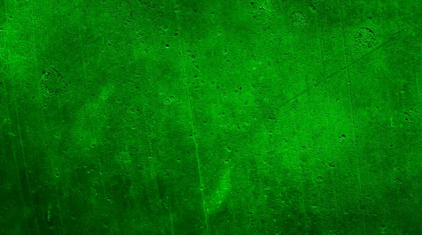 Стіна Пофарбована Зеленою Фарбою Цікавою Текстурою — стокове фото