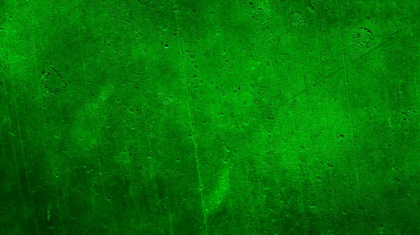 Стіна Пофарбована Зеленою Фарбою Цікавою Текстурою — стокове фото