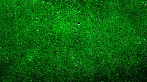 Mur Peint Avec Une Peinture Verte Avec Une Texture Intéressante — Photo