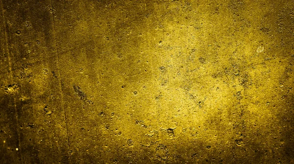 Τοίχος Βαμμένος Χρυσό Χρώμα Ενδιαφέρουσα Υφή — Φωτογραφία Αρχείου