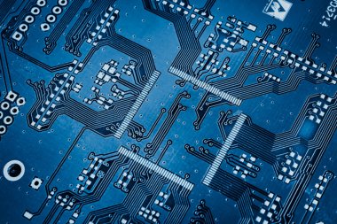 Altın kaplama mavi baskılı devre kartı