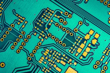 Altın kaplama mavi baskılı devre kartı