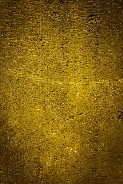 Mit Goldfarbe Bemalte Wand Mit Interessanter Textur — Stockfoto