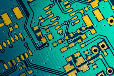 Altın kaplama mavi baskılı devre kartı