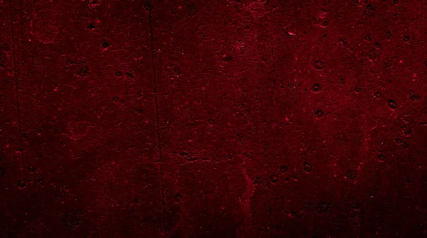 Mit Roter Farbe Bemalte Wand Mit Interessanter Textur — Stockfoto