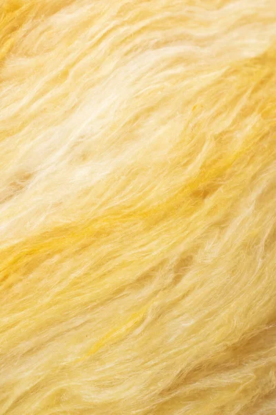 目に見える質感の黄色のミネラルウール — ストック写真