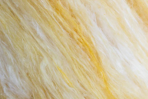 Lana Minerale Gialla Con Una Texture Visibile — Foto Stock