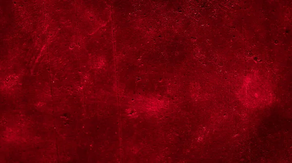 Parede Pintada Com Tinta Vermelha Com Uma Textura Interessante — Fotografia de Stock