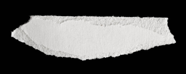 a white piece of paper on a black isolated background