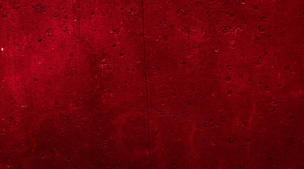Pared Pintada Con Pintura Roja Con Una Textura Interesante — Foto de Stock