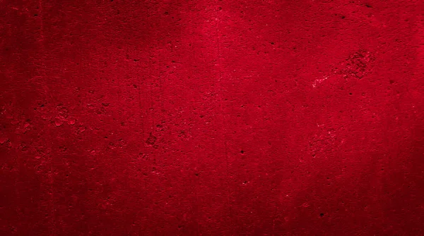 Ściany Malowane Czerwoną Farbą Ciekawej Fakturze — Zdjęcie stockowe