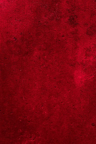 Ściany Malowane Czerwoną Farbą Ciekawej Fakturze — Zdjęcie stockowe
