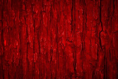 Kırık ahşap kırmızıya boyanmış. arkaplan veya doku