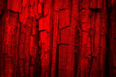 Kırık ahşap kırmızıya boyanmış. arkaplan veya doku