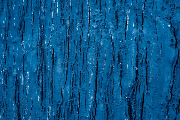 Eski Kırık Ahşap Maviye Boyanmış Arkaplan Veya Doku — Stok fotoğraf