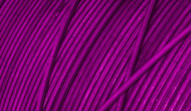 Görünür detaylara sahip mor bakır kablolar. arkaplan veya doku