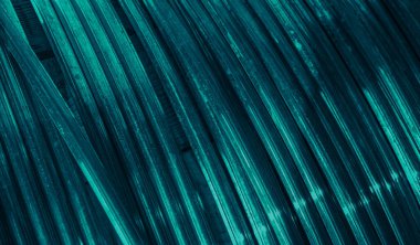 Görünür detaylara sahip mavi bakır kablolar. arkaplan veya doku