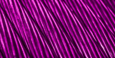 Görünür detaylara sahip mor bakır kablolar. arkaplan veya doku