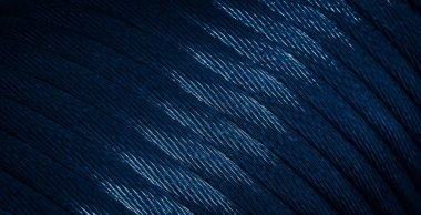 Görünür detaylara sahip mavi bakır kablolar. arkaplan veya doku