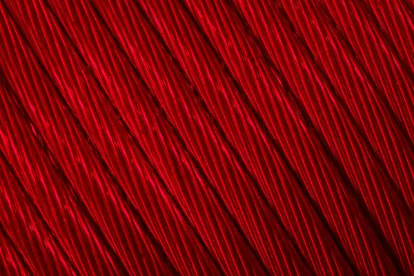 Червоні Мідні Дроти Видимими Деталями Фон Або Текстура — стокове фото