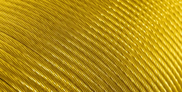 目に見える細部の金の銅線 背景やテクスチャ — ストック写真