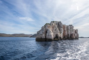 Hırvatistan 'daki kayalık ada