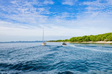Adriyatik denizindeki Hırvat adası