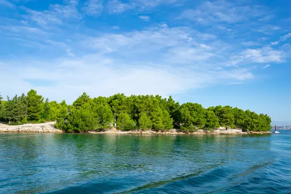 Isola Croata Nel Mare Adriatico Immagine Stock