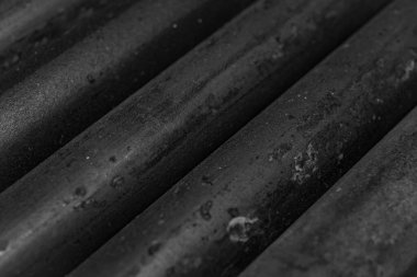 Siyah çelik dövüşleri. Arka plan veya doku.