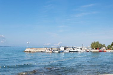 Hırvatistan 'ın Bibinje kentindeki liman