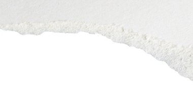 Beyaz izole bir arkaplan üzerine beyaz kağıt