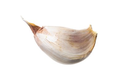 beyaz izole arka planda sarımsak