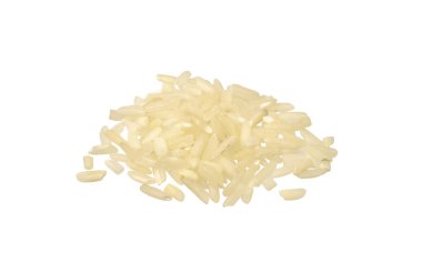 Beyaz izole edilmiş arkaplanda pirinç