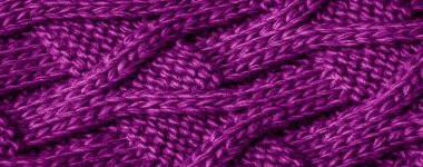 violet cotton fabric with an interesting pattern